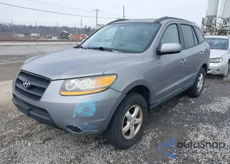 2008 Hyundai Santa Fe Gls z USA, uszkodzony, nr VIN 5NMSG13D78H214455